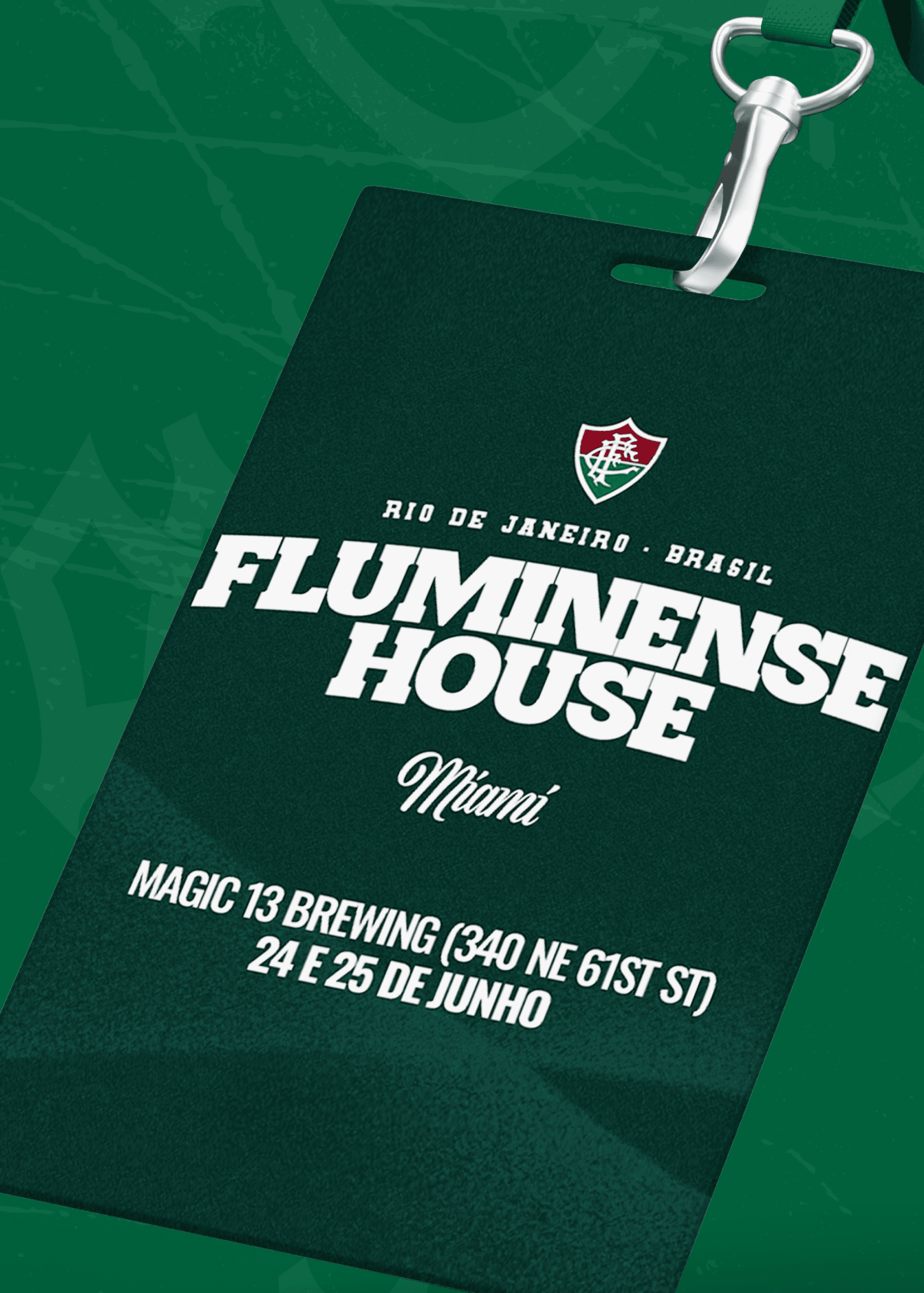 Acceso a la Fluminense FC House en Miami con un vale de consumo de 100 USD