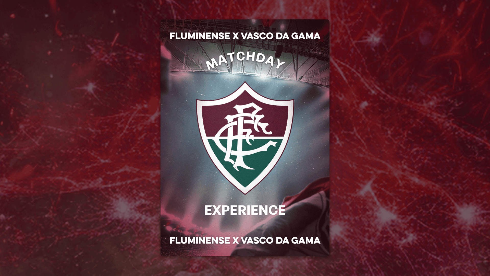 Reward card valid for a single pass to a Fluminense vs Vasco da Gama Matchday Experience