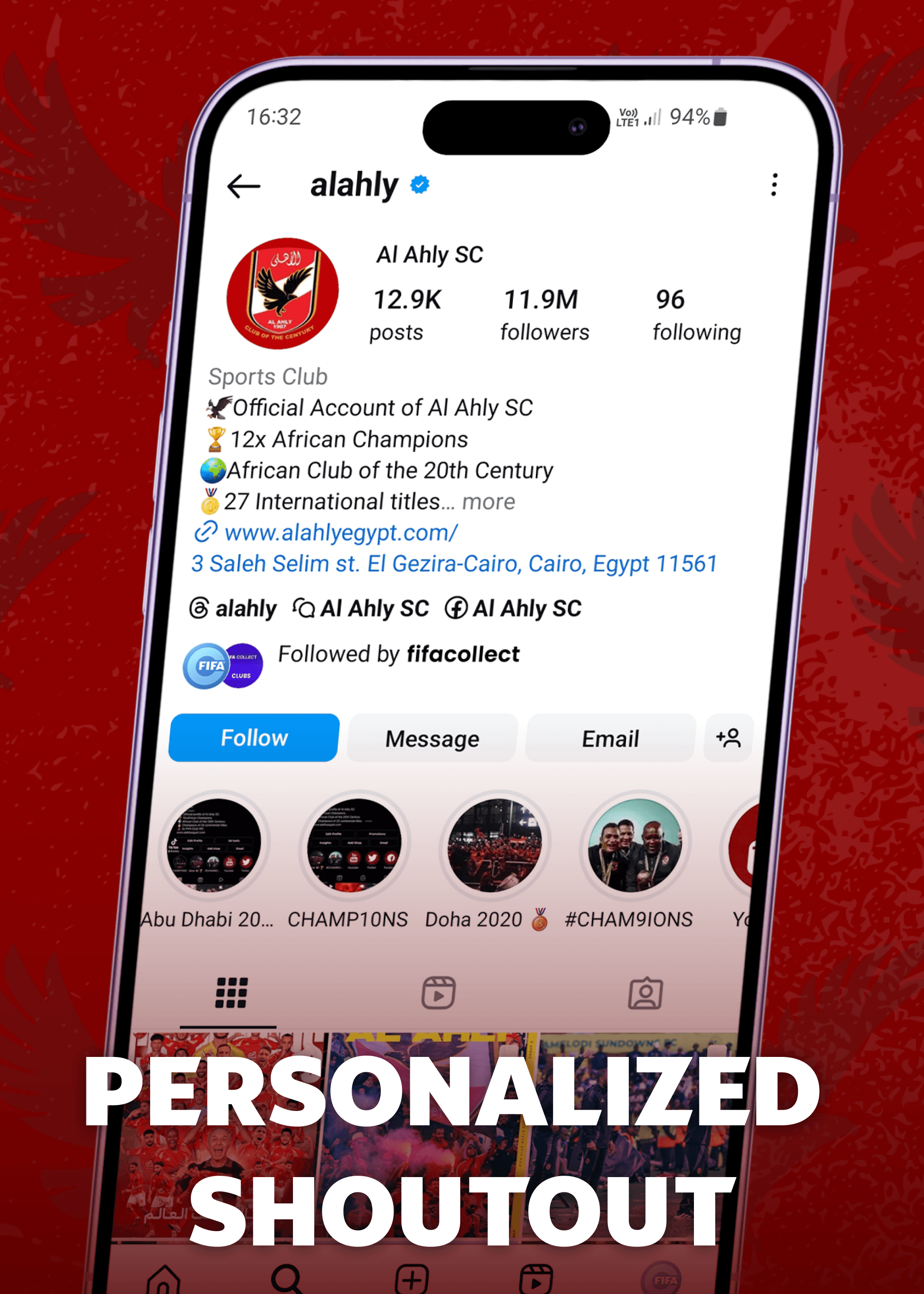 Personalized Shoutout