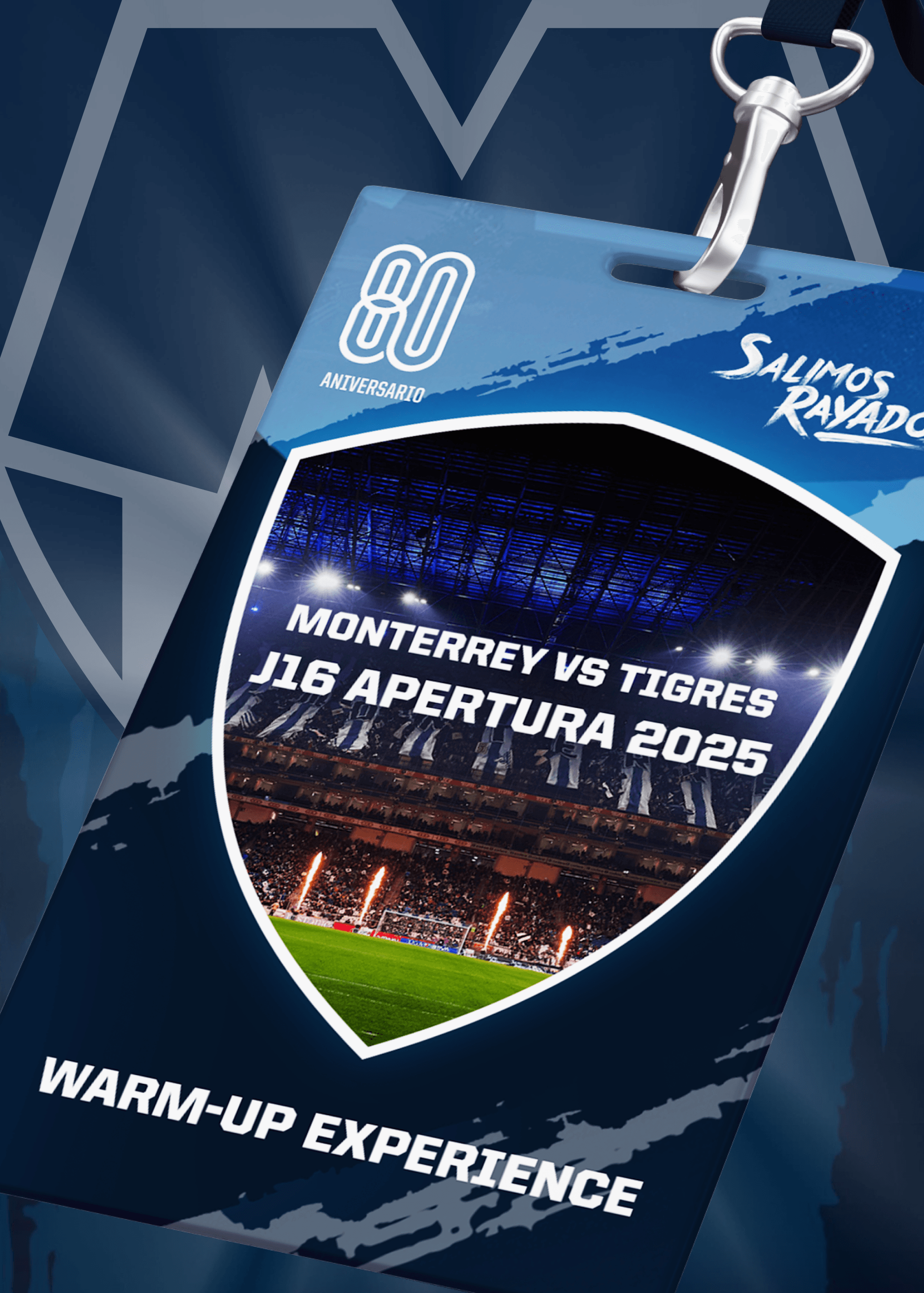 Warm-Up Experience Double Pass to Monterrey vs Tigres - Matchday 16 Apertura 2025