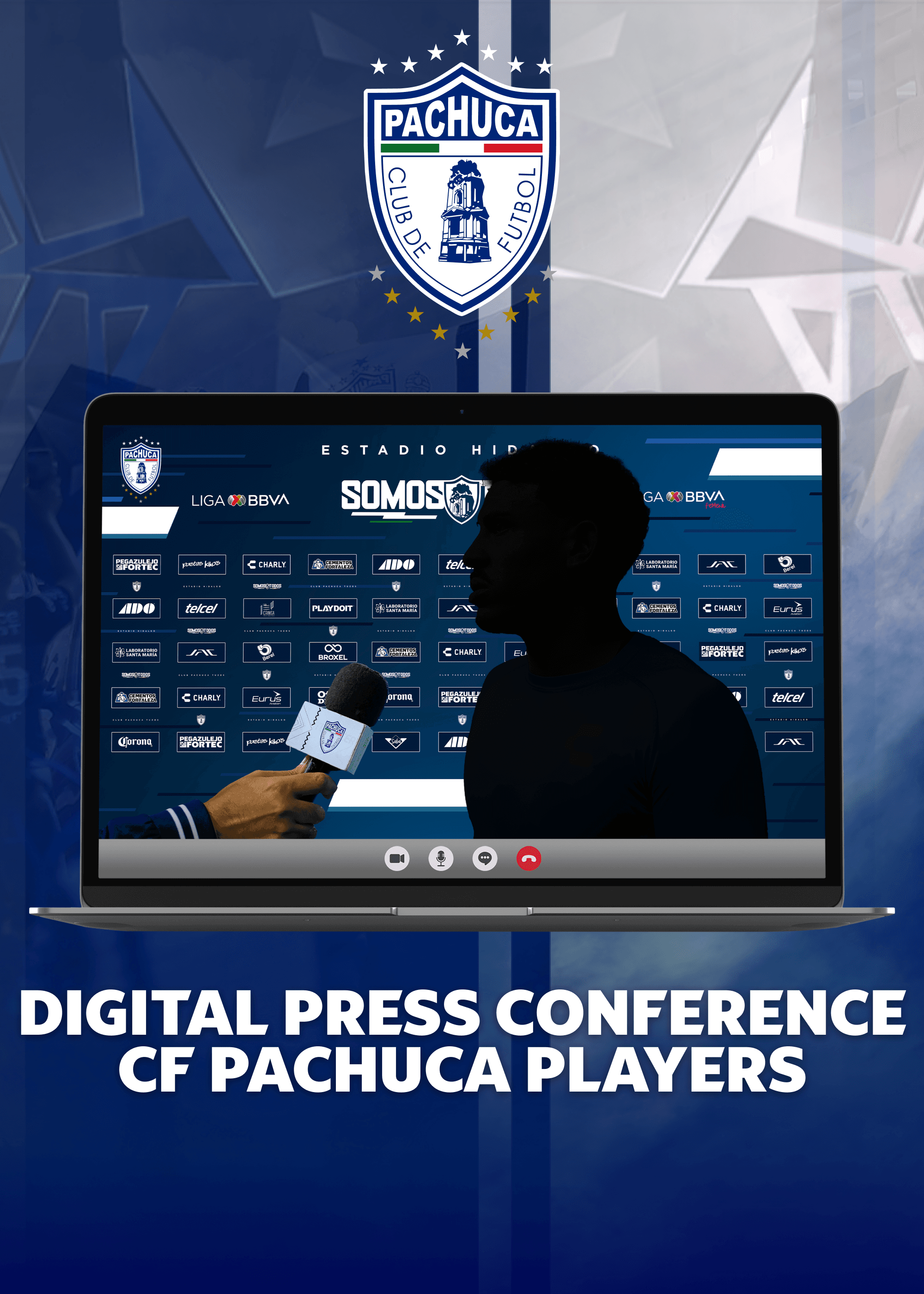 Digital Press Conference with CF Pachuca players