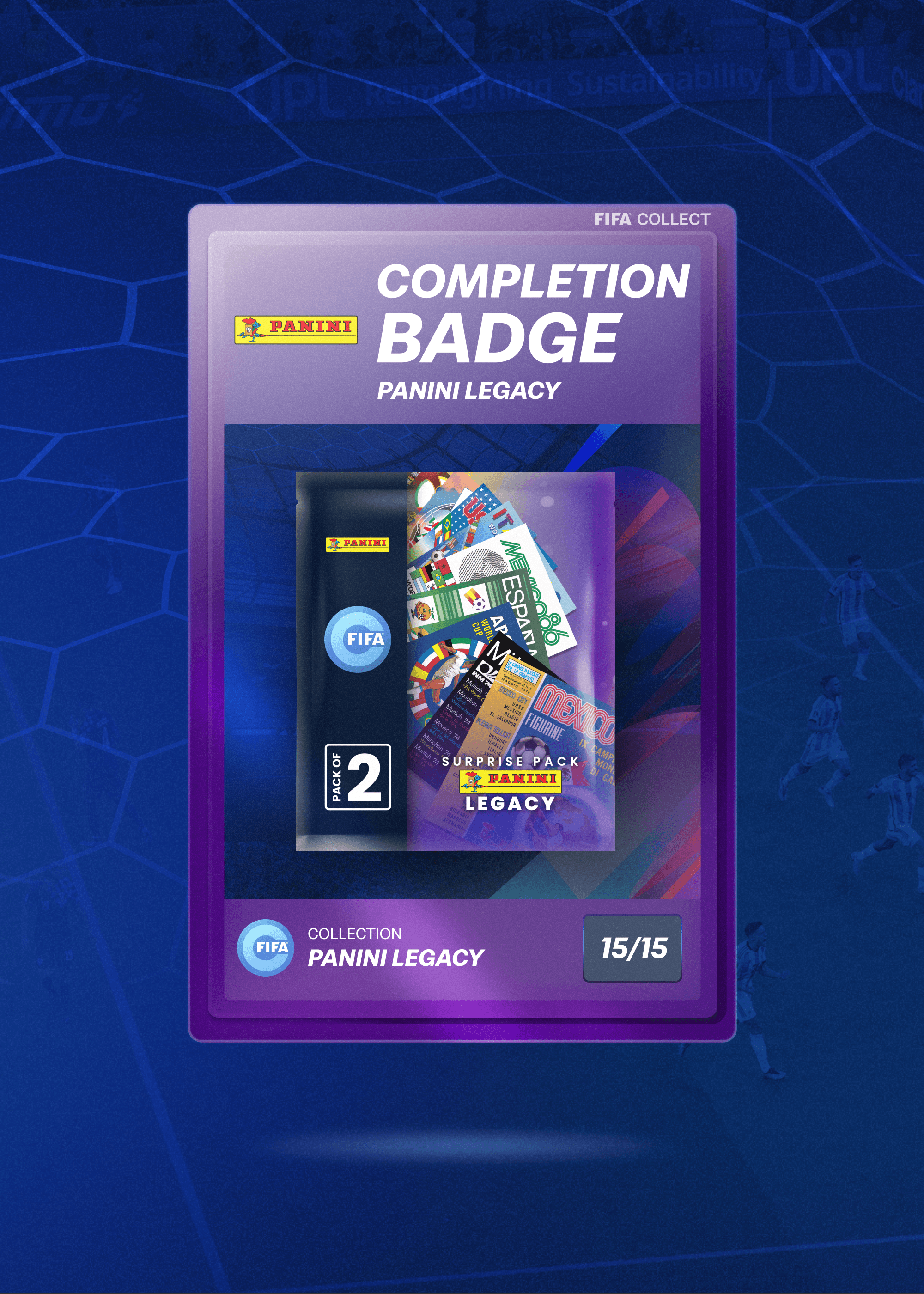 Panini Collector Challenge - Seal of Collection Completion