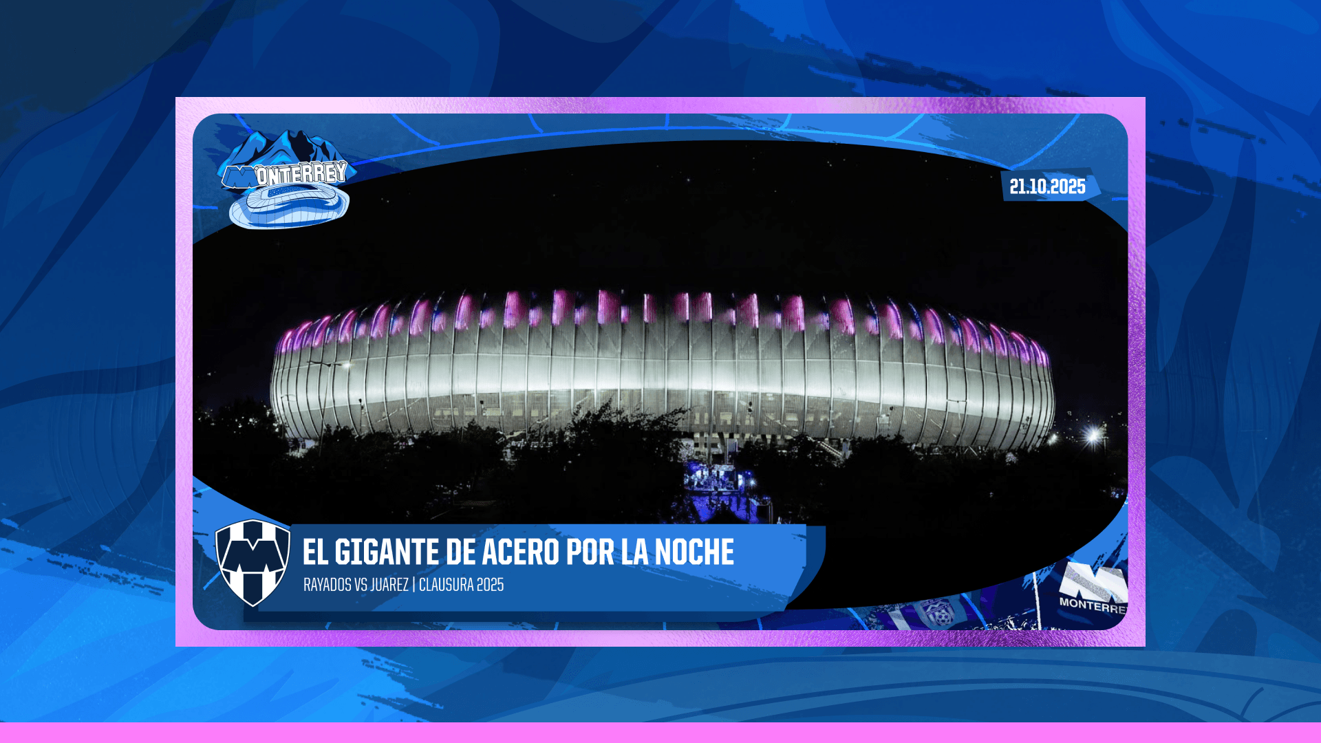 El Gigante de Acero por la Noche
