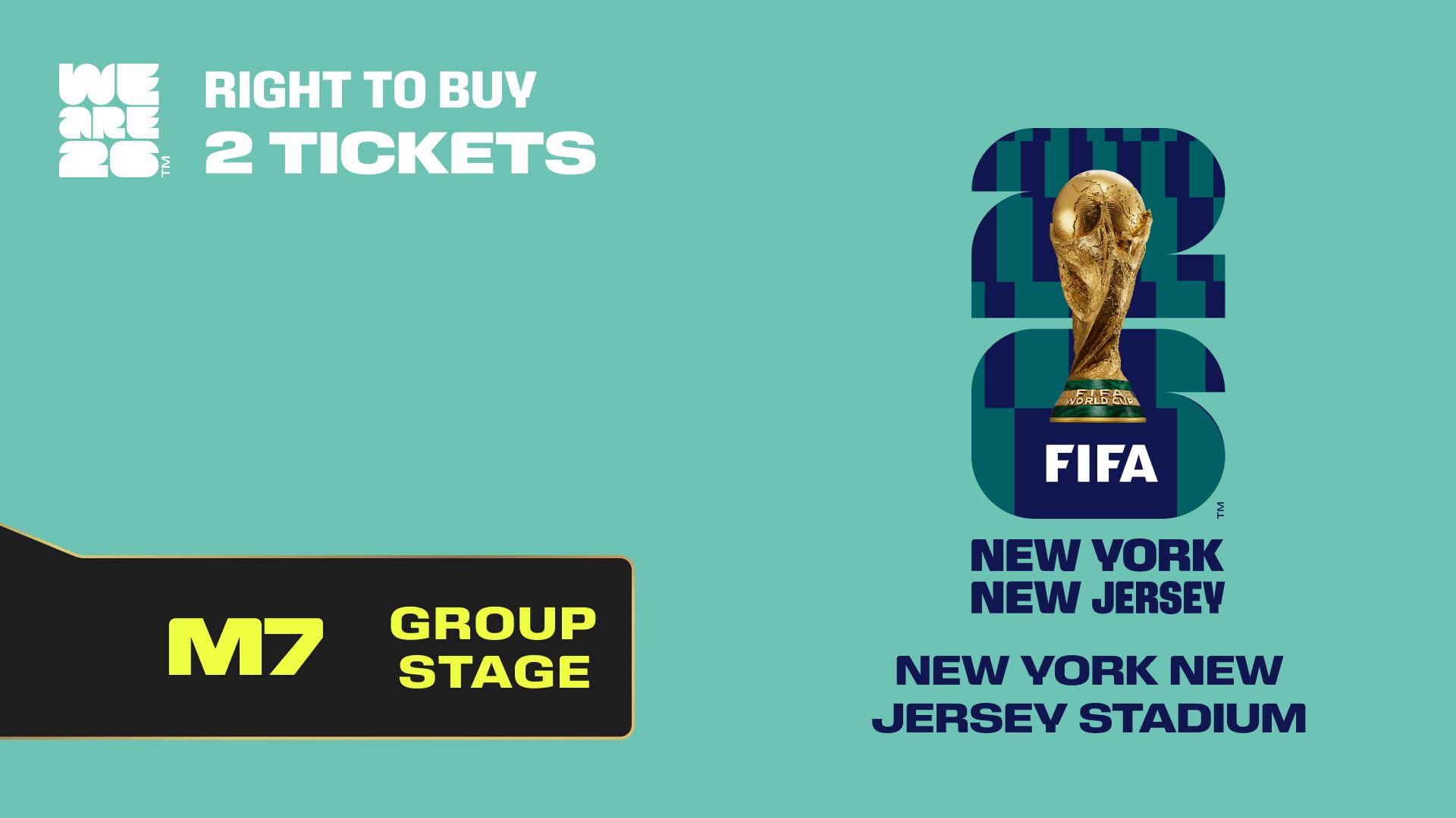 Collectible also valid as RTB for 2 tickets to M7 New York