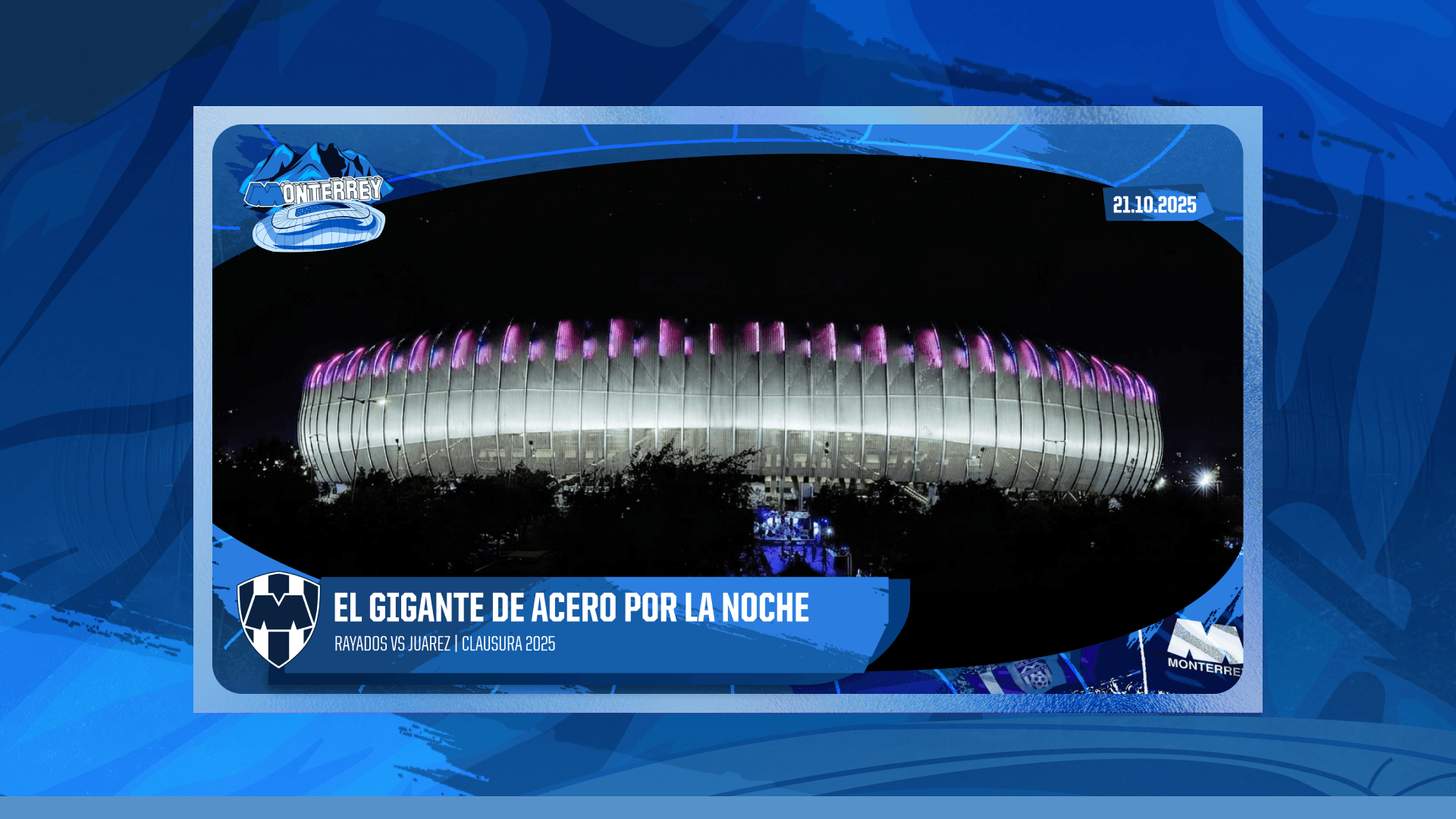 El Gigante de Acero por la Noche